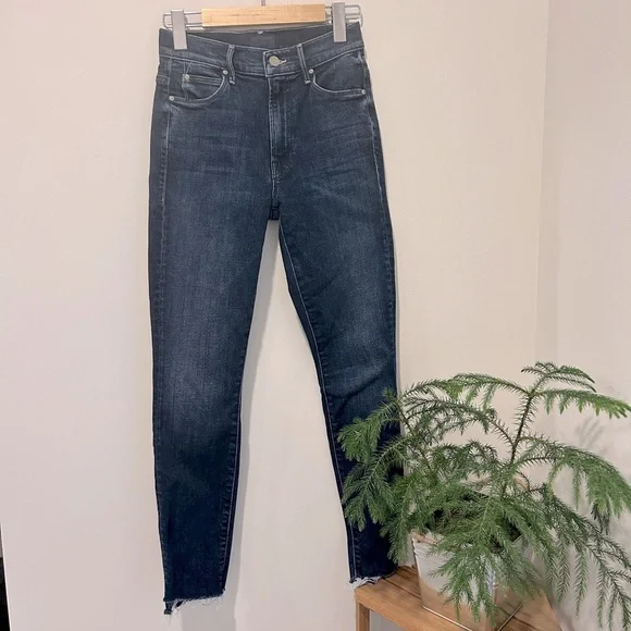 MOTHER ~ THE STUNNER ANKLE STEP FRAY in disco dolls colour size 24 - Picture 3 of 12